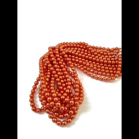 Czech 6mm Glass Pearl Copper Beads - - Picture 4 of 5